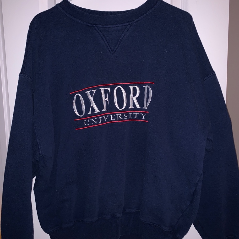 Vintage oxford crewneck